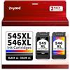 Zoyood Cartucce d'inchiostro 545XL 546XL compatibili con Canon PG-545XL nero CL-546XL Cartuccia d'inchiostro a colori Multipack PG545 CL546 per Pixma TS3355 TS3350 TS3150 MG3050 MG2550S MG2950 TR4550