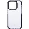 cellularline - Tetra Force Strong Guard - iPhone 15 Pro - Custodia flessibile Ultra-Protettiva, Anti-Shock con Tecnologia Antibatterica Integrata - Trasparente