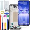 HLYGZX Display Schermo per Samsung A36 5G A366B A366E A366U OLED Nero con Cornice