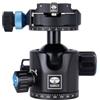 SIRUI ST-10X Testa a sfera, Testa a sfera stabile professionale per treppiedi, fotocamere, testa panoramica a bassa gravità, compatibile Arca-Swiss, con piastra QR, 20 kg di carico