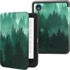 MoKo Custodia per 6 Tolino Shine Color/5 &Kobo Clara BW/Color, Foresta