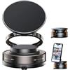 SOKEQTW Supporto Cellulare Auto, Supporto Magnetico Cellulare Auto, Rotazione Regolabile a 360°, Portacellulare Auto per Cruscotto/Parabrezza, Nero