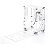 SENECESLI Custodia Mini ITX, Custodia Mini PC con 6 Lati Vuoti, Sportello Laterale Trasparente, Custodia da Gioco per Computer ITX, Custodia per PC con Fattore di Forma Ridotto (Trasparente)