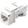 TRENDnet, TC-K50C6, Confezione da 50 Jack Keystone RJ45 Cat6, compatibili con Cavi Cat5/Cat5e/Cat6, da Utilizzare con i Pannelli Patch Keystone Vuoti TC-KP24 o TC-KP48 (Venduti separatamente), Bianco