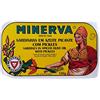 Minerva - Sardine all'olio d'oliva piccante con verdure 120gr