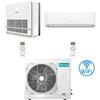 Hisense Climatizzatore Condizionatore Hisense Console + Hi Comfort R32 Dual Split Wifi Inverter 18000 + 18000 BTU con U.E. 4AMW81U4RJC NOVITÁ Classe A++/A+