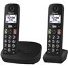 PANASONIC CORDLESS TASTI GRANDI DUO - KX-TGU112EXB