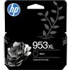 HP 953XL Nero, Cartuccia Inchiostro Originale, Alta Capacità