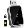 PARPAT Adattatore Wireless per CarPlay - Upgrade 2026, Adattatore USB/Type-C senza fili, Connessione Veloce e Stabile senza Ritardi, Compatibile con iOS 12+