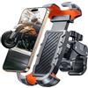 CIRYCASE Porta Cellulare Moto e Bici con Morsetto Impieghi Gravosi, Supporto Telefono Moto Tutto Robusto 1S Metti Cavalletti per Bicicletta/MTV/Scooter, Attacchi Manubrio e Accessori Telefoni 4.7-6.8"