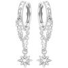 CYCUFF Orecchini a cerchio in argento Sterling 925 con zirconi cubici colorati per le donne Set orecchini regali per voi, orecchino, Argento sterling, Zirconia cubica