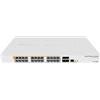 Mikrotik CRS328-24P-4S+RM switch di rete Gestito L2/L3 Gigabit Ethernet (10/100/1000) Supporto Power over (PoE) 1U Bianco [CRS328-24P-4S+RM]