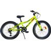 DINO BIKES Bici per Bambini 6-10 Anni - MTB Plus 20" Giallo