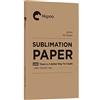 Hiipoo Sublimationspapier, 21,6x35,6 cm, leichtes Gewebe und andere Sublimationsrohlinge (110 Blatt, 120 g) (C-8.5x14)