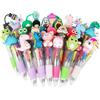 SULOLI 30 Pezzi Penne Multicolore Bambini,Penne a Sfera a 4 Colori | Animali Kawaii Gadget Regalini Fine Festa Compleanno per Bambini