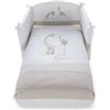 Pali Set Letto 3pz Savana con Piumotto Sfilabile, Paracolpi e Federa