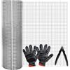 ACEBON 40cm X 6M Rete Metallica Recinzione Saldata Zincata Maglia Rete Recinzione Elettrosaldata Zincata Quadrata 6.0 mm Recinzione Elettrosaldata Spessore Giardino recinzioni recinzione