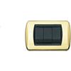 Cal PLACCA CAL 3 POSTI OTTONE LUCIDO IN OTTONE MASSICCIO PER BTICINO LIVING INTERNATIONAL 640