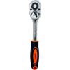 GOLDTOOLS Chiave a cricchetto reversibile da 1/2 con 24 denti in acciaio cromato vanadio, chiave a bussola a cricchetto, sgancio rapido, per serraggio e riparazione, qualità professionale (1/2 di