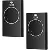 Puiseno 2Pcs Telecomando Cancello,2 Canali Universale Telecomando Cancello XT2 433 SLH LR 433,92MHz,telecomando per 433,Nero