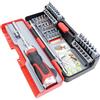 Connex COXB973943 - Set di inserti con cacciavite a cricchetto e prolunga flessibile, 43 pezzi, in pratico box