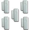 DynaSunHome Kit 5x Contatto Allarme Magnetico DynaSun Home DSM01C Sensore Tecnologia Wireless 433 Mhz Porta Finestra per Allarme Antifurto Casa