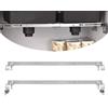 AGARES 2 staffe di supporto regolabili per lavello in acciaio inossidabile, kit di montaggio per lavello da cucina o bagno, per installazione sicura e stabile (71-100 cm)