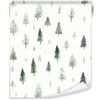 WallArena - Carta da parati Alberi 10m - Carta da parati per soggiorno, camera da letto - Carta da parati in tessuto non tessuto - Effetto 3D - incl. colla - Bianco verde