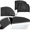 GEXINKEJI set da 4 Pezzi Tendine Parasole Auto Bambini Parasole Auto | Copri Finestrino Auto Bambini In Rete Elastica Traspirante Protezione Uv E Privacy, Anti Zanzare, Per Bambini E Animali