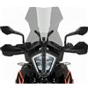 Generico Cupolino Moto Parabrezza Plexiglass JD9 TOURING Fume Chiaro COMPATIBILE CON MOTO KTM 790 R ADVENTURE 2019-2020