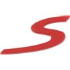Aojezoor Logo S rosso per cofano del bagagliaio posteriore, emblema compatibile con Porsche 911 991 992 718 Cayenne Panamera Macan Boxster Turbo Taycan dal 2013 al 2025