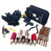 Motocarene Kit Riparazione Pneumatici Moto Set Portatile Ripara Gomme Tubeless, Senza Camera d'Aria con Mastice Slime Moto (PRO 12 CO2)