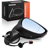 Frankberg Specchietto retrovisore esterno elettrico destro 8 Poli | &-Riscaldato, &-Vorfeldausleuchtung, &-Luce lampeggiante; 1CBB17682FB; Compatibile con: Fiesta VI Van, Fiesta VI CB1 CCN