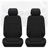 AOCRXL Set Completo di Coprisedili in Poliestere per Chery Dr 4.0 Dr 5.0 Dr 6.0, Copri Sedili Auto, Set Anteriori e Posteriori, Poliestere, Auto Accessori,2 Seats-Black