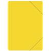 OFFICER PRODUCTS Office 21195251-06 - Cartellina portadocumenti con elastico, A4, PP, 500 micron, 3 alette, tipo 3, con elastico, in polipropilene, colore: giallo, formato A4, dimensioni: 240 x 320 mm