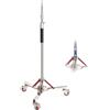 NEEWER BASICS 4.3-10ft Fotografia Stativo Luci con Ruote, SC305B