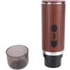 LUCKDANO Macchina da caffè portatile, estrazione a 20 bar, autoriscaldante, acciaio inox 304, batteria ricaricabile senza fili da 7500 mAh, ideale per viaggi e attività all'aperto.