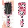 Mexpekil Love Day Panda Spazzola districante per capelli a forma di panda, spazzola per capelli bagnati e asciutti, massaggiante, pettine per capelli per ragazze donne uomini