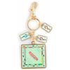 HASBRO Monopoly Board with Card Charms Metal Keychain Unisex Multi (Portachiavi)