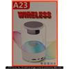 Cassa bluetooth portatile con luci colorate, 4 ore di autonomia, colore White