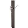 TFA Dostmann Orologio a pendolo analogico PICUS, 60.3062.08, moderno, al quarzo, uccello oro rosa, marrone scuro, (L) 246 x 75 x (H) 653 mm