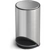Joseph Joseph Arc Pattumiera a Pedale 10L, Chiusura Morbida, Anti Impronta, Secchio Interno Rimovibile, Acciaio Inox
