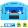 VEVOR Cabina di Verniciatura a Spruzzo Gonfiabile 8,5 x 4,5 x 3 m Blu, Tenda di Verniciatura Portatile con Soffiatori da 750W e 950W e Filtro, con Tetto ad Arco, per Auto Piccole Imbarcazioni Veloci