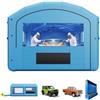 VEVOR Cabina di Verniciatura a Spruzzo Gonfiabile 6,4 x 4,1 x 3 m Leggera, Tenda Protettiva Portatile con Soffiatore da 1100 W e Filtro, con Tetto ad Arco, per Verniciatura di Mobili e Autoveicoli