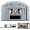 VEVOR Cabina Gonfiabile per Verniciatura a Spruzzo Misure 8 x 4,5 x 3 m, Tenda Verniciatura Portatile con Soffiatori da 750W e 950W, con Filtro e Tetto ad Arco, Colore Grigio, per Protezione Vernice