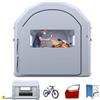 VEVOR Cabina di Verniciatura Gonfiabile 4 x 3 x 2,75 Portatile con Tetto, Tenda di Verniciatura Gonfiabile con Soffiatore 750 W, Tetto ad Arco per Verniciatura di Bicicletta Motocicletta Mobile