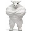 Statuetta di Toro Muscoloso Toro in Plastica Decorativo per Scrivania