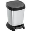 Rotho Paso Pedaalemmer 6L Zilver/Metallic