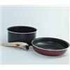 Tefal Ingenio Set di padelle in alluminio ad alte prestazioni 3 pezzi - 18 cm + 20 cm - Adatto a tutte le fonti di calore (esclusa l'induzione)