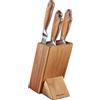 Tescoma Ceppo di coltelli Tescoma FEELWOOD, con 5 coltelli